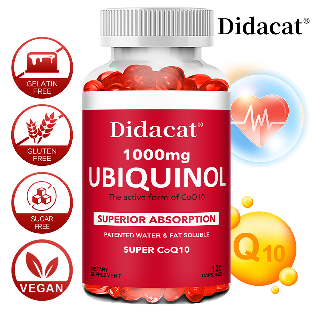 Coq10 Ubiquinol Softgel - كبسولات يوبيكوينول كيو 10 النباتية 1000