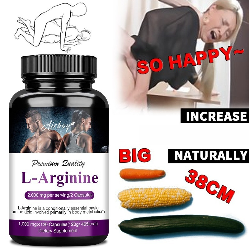 Pre Workout Supplement - كبسولات إل-أرجينين للرجال مكمل غذائي لتحسين