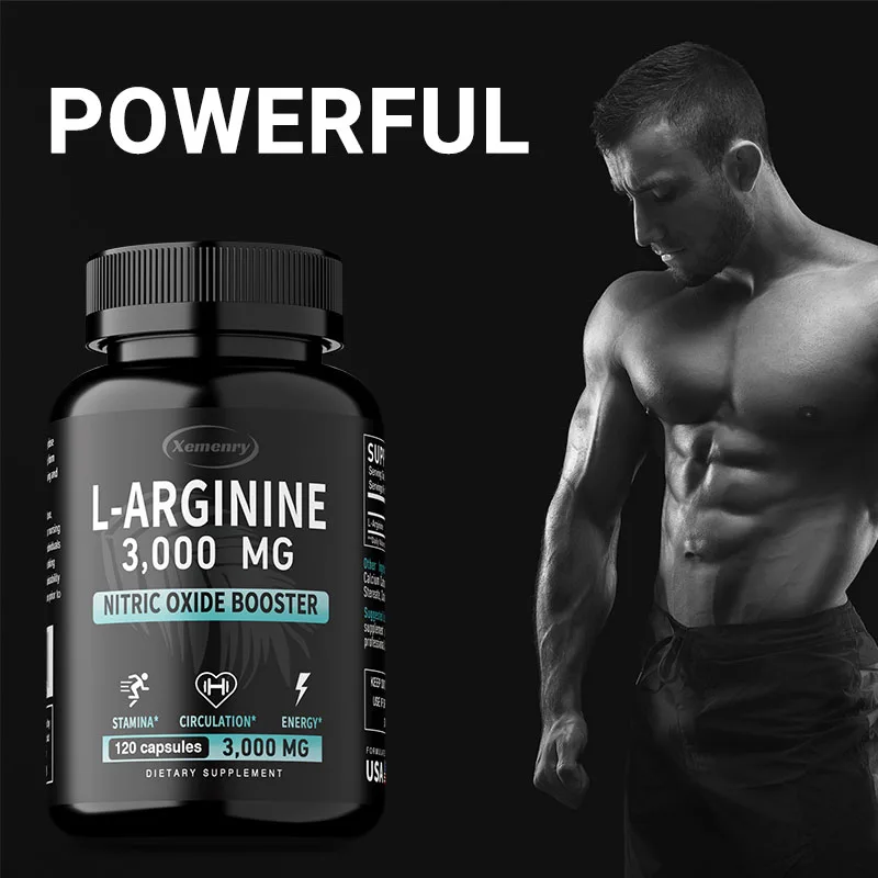 Pre Workout Supplement - مكمل كبسولات L-Arginine - لدعم الطاقة