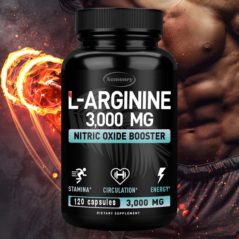 Pre Workout Supplement - L-Arginine 3000mg - لدعم الطاقة والقوة