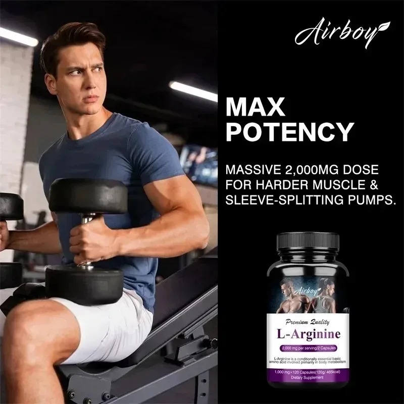 كبسولات إل-أرجينين للرجال مكمل - مراجعة Pre Workout Supplement وسعره