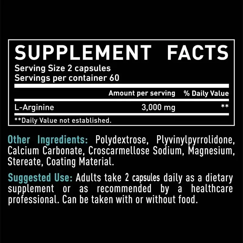 مكمل L-Arginine يعزز التحمل -  - مراجعة Pre Workout Supplement وسعره