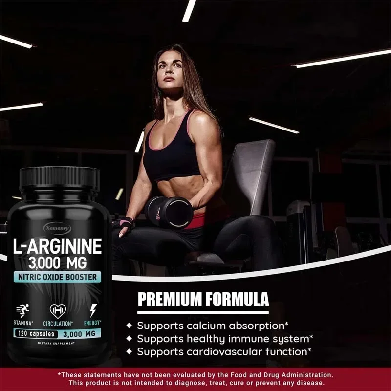 مكمل L-Arginine يعزز التحمل -  - مراجعة Pre Workout Supplement وسعره